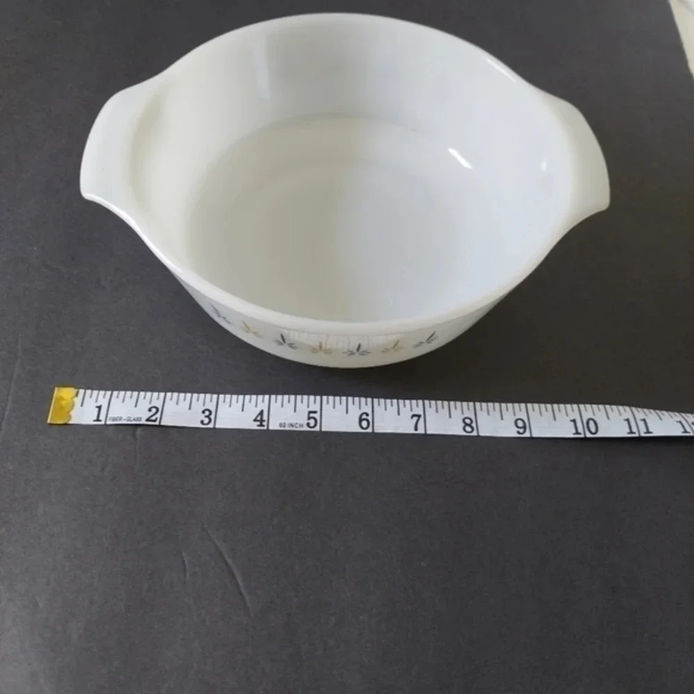 Vintage Fire King‎ Candle Glow Casserole Dish